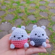 GANTUNGAN Easter egg keychain | Knitted Keychain