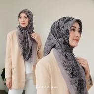 HARRAMU Kerudung Model Baru Zera Hitam Hijab Paris Premium Voal Segi Empat Terbaru Kekinian | Jilbab