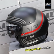 หมวกกันน็อค HJC V31 สไตล์คลาสสิค เปิดหน้า มีแว่นดำกันแดดในตัว รุ่นใหม่ 2025 RETRO VINTAGE