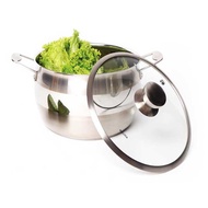 Malloca SA-099 Magnetic Pot, Size 30cm, Stainless Steel 304, Dedicated To Induction Hob