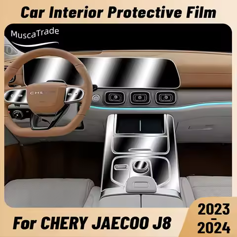 Anti-scratch Car Interior Center Console Media Dashboard Navigation TPU Protector Film For CHERY JAE
