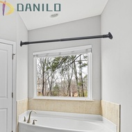 DANILO1 Shower Curtain Poles, Stainless Steel No Drill Telescopic Clothing Rod, Simple Adjustable Punch-free Extendable Support Rod Bathroom