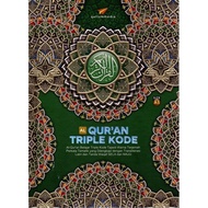 Al Quran Triple Code Tajweed Color Translation Word by Word A5 HC