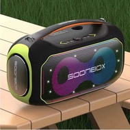 SY Soonbox 6300max ลำโพงบลูทูธ 200วัตต์ พร้อมไมค์ลอย2อัน ลำโพง6 ดอก ปรับเบสได้ 3โหมด ร