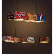 American Retro Restaurant License Plate Creative LOFT Iron Bar Milk Tea Shop Cafe Industrial Style e