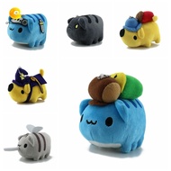 CREAMCANVAS​ Bugcat Capoo Keychain, Blue Cat Toy Multiple Style Bugcat Pendant, School Bags Keyring 
