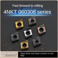Double sided fast feed milling insert 4NKT060308 90 degree right angle milling insert replaces 1135 