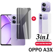 OPPO A3X Tempered Glass OPPO A3 Screen Protector OPPO A3X 5G Camera Lens Protector Full Cover Screen