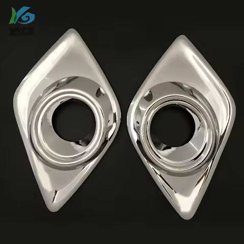 For Toyota hilux revo accessories chrome surround fog lights cover trim for toyota hilux revo 2015-2