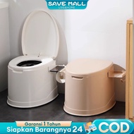 SaveMall kloset Duduk Portable kloset Duduk Portable Dewasa Kursi Toilet Closet Duduk Portable LANSI