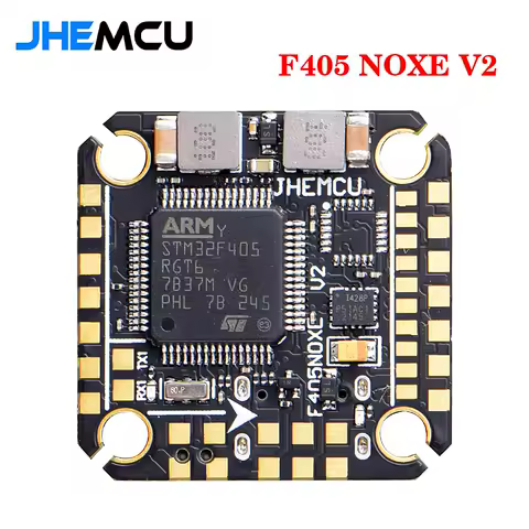 JHEMCU F405 NOXE V2 Flight Controller Baro OSD 16MB BlackBox 5V 10V Dual BEC 20X20mm 3-6S LIPO for F