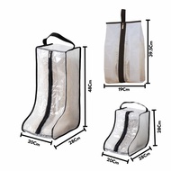 Tas Penyimpanan Sepatu Transparan Jaring  Anti Debu Sendal Anti Air Tempat ptt