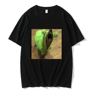 Funny Borking Frog Graphic Tshirt Summer Men's Loose Tees Unisex Pure Cotton T-shirt Men Vintage Casual Oversized T Shirt XS-4XL-5XL-6XL