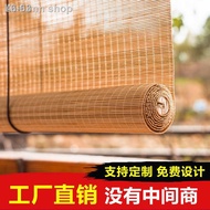 ☒✤◆❧☽Tirai buluh yang disesuaikan Tirai roller tirai balkoni rumah tangga tirai pelindung matahari gaya Cina Tirai menga