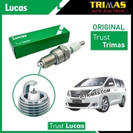 TRIMAS Toyota Alphard ANH20 2.4 2AZ-FE 2008-2015 Original Lucas Iridium Spark Plug (4 PCS)