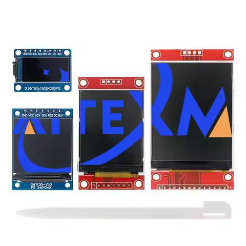 TFT Display 0.96/1.3/1.44/1.77/1.8/2.0/2.4/2.8 inch IPS 7P SPI HD 65K Full Color LCD Module Drive IC