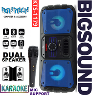 [KTS-1179] Wireless Portable Bluetooth Speaker With Led Light [Support Mic]