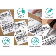 350pcs King Roll Thermal Sticker A6 Paper Roll Airway Bill Sticker Thermal Label AWB Consignment Not