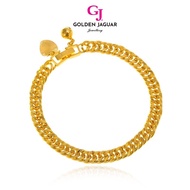 GJ Jewellery Emas Bangkok Emas Korea 24k Gold Plated Bracelet Gelang Tangan Lipan Padu Clip 0.5CM (2