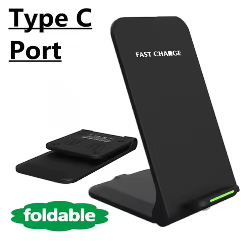 Wireless Charger Stand For iPhone 17 16 15 14 13 12 Pro X XS Max XR 8 Samsung S24 S23 S22 Induction 