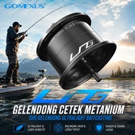 Gomexus Shallow Spool aluminum For Metanium Baitcasting Fishing Reel Spool Line Rolling Cup Replacem
