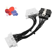 16 Pin OBD2 OBDii OBD2 Splitter Extension Cable One Male to Two Female Y Cable OBD2 Splitter Extensi