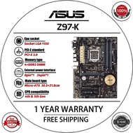 Used ASUS Z97-K R2.0 Desktop Motherboard Z97 Socket LGA 1150 i7 i5 i3 DDR3 32G SATA3 ATX