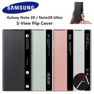 Samsung Galaxy Note 20 Ultra 20 Ultra Note20Ultra Flip Clear View Cover Case 100% Original Casing