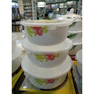 🍲 3 PCS SET BOWL OPAL GLASSWARE