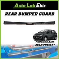 Rear Bumper Guard 3D Cover with Chrome Linning Perodua AXIA NEW / AXIA 2023 2024