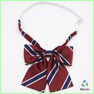 Mexin เนคไทแฟชั่นสำเร็จรูป โบว์นักเรียนญี่ปุ่น JK ปรับขนาดได้ bowknot