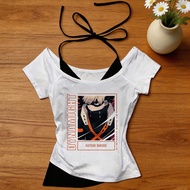 Bakugo Inspired Harajuku Gyaru Cropped T-Shirt - Manga Fashion