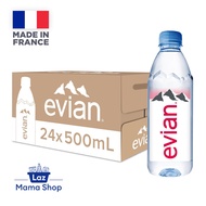 Evian Natural Mineral Water 24 x 500ml - Case (Laz Mama Shop)