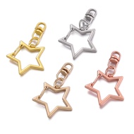 10pcs Five-Star Clip 8-Shaped Buckle Star Buckle Five-Pointed Star Key Metal DIY Comic Merchandise F