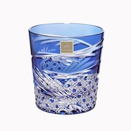 280cc【日本KAGAMI】藍舞 江戶切子 手工刻字威士忌杯