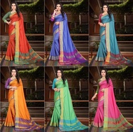 RM 28 only Ready stock art cotton Indian saree (Not readymade)