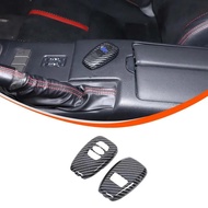 For Subaru Subaru BRZ Forester Outback Legacy XV Car Key Decorative Shell ABS Carbon Fiber Pattern A