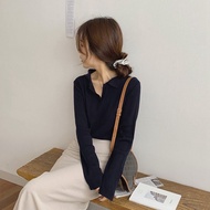 Fashionable Korean style long-sleeved turtleneck sweater for women with slim fit CAZOO