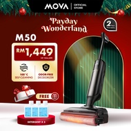 MOVA M50 Wet Dry Floor Washer & Vacuum Cleaner | 100% Anti-tangle | 100°C Self-Cleaning | Odor-Free 