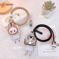 Samsung 25w OVAL Shape | Charger Cable Protector Set 5 PCS Adapter Protector Charger Head Protector 