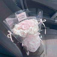 🇲🇾19 STUDIO｜Ballet Bouquet 7 stalks soap awaken roses flower pink 520 birthday Valentine flower and 