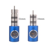 NEW Pressure Relief Valve Gas Filling Adapter Stainless Steel Valve Head For Regulator High Strength Aluminum Alloy Available With Pressure Gauge BAR/PSI/MPA Station Diving Scuba