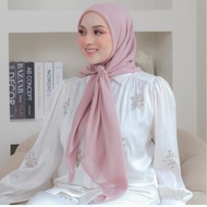 New old school paris square hijab nathelabel dusty color