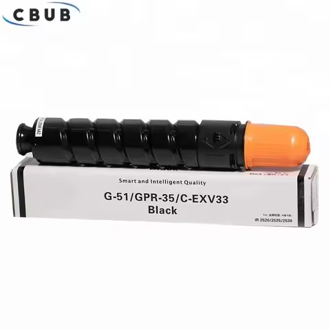 1PCS NPG51 GPR-35 C-EXV33 New Compatible Black Toner Cartridge IR2520 IR2525 IR2530 Copier Japan Ton
