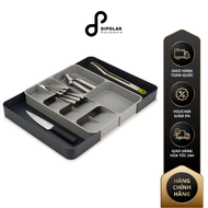 Khay Chia Thìa Dĩa Đũa 8 Ngăn DIPOLAR Có Thể Điều Chỉnh Lưu Trữ Và Sắp Xếp Ngăn Kéo Kích Thước 39.5x