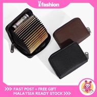 iFASHION 1895 9Slots/18Slots VIP ID Bank Credit Card Holder Zipper Wallet Women and Men Card Case Sl