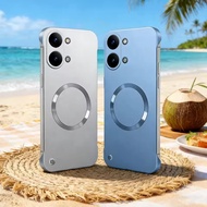 Slim Bezels with Magnet Case for Poco X8 Pro Max x8 pro M8 Pro POCO F8 Ultra F7 Pro X7 F6 Pro F5 Red