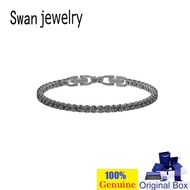179S Swarovski Bracelet TENNIS Swarovski Crystal Bracelet Swan Jewelry Bracelet Female 925 Bracelet 