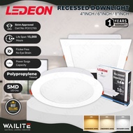 [ ✅𝐒𝐈𝐑𝐈𝐌 𝐀𝐏𝐏𝐑𝐎𝐕𝐄𝐃 ] LEDEON LED RECESSED DOWNLIGHT ( Y913 / Y915 ) 12W-4INCH / 18W-6INCH / 24W-8INCH 