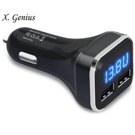 Car Charger Volt Meter Car Battery Monitor with LED Voltage & Amps Display, for  11 / Xs ,Galaxy S20